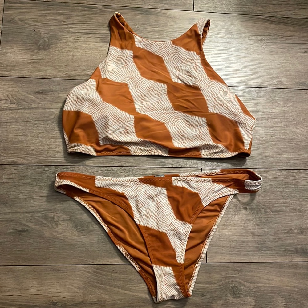 Aerie (XXL top/ XL bottom) Burnt Orange Bikini